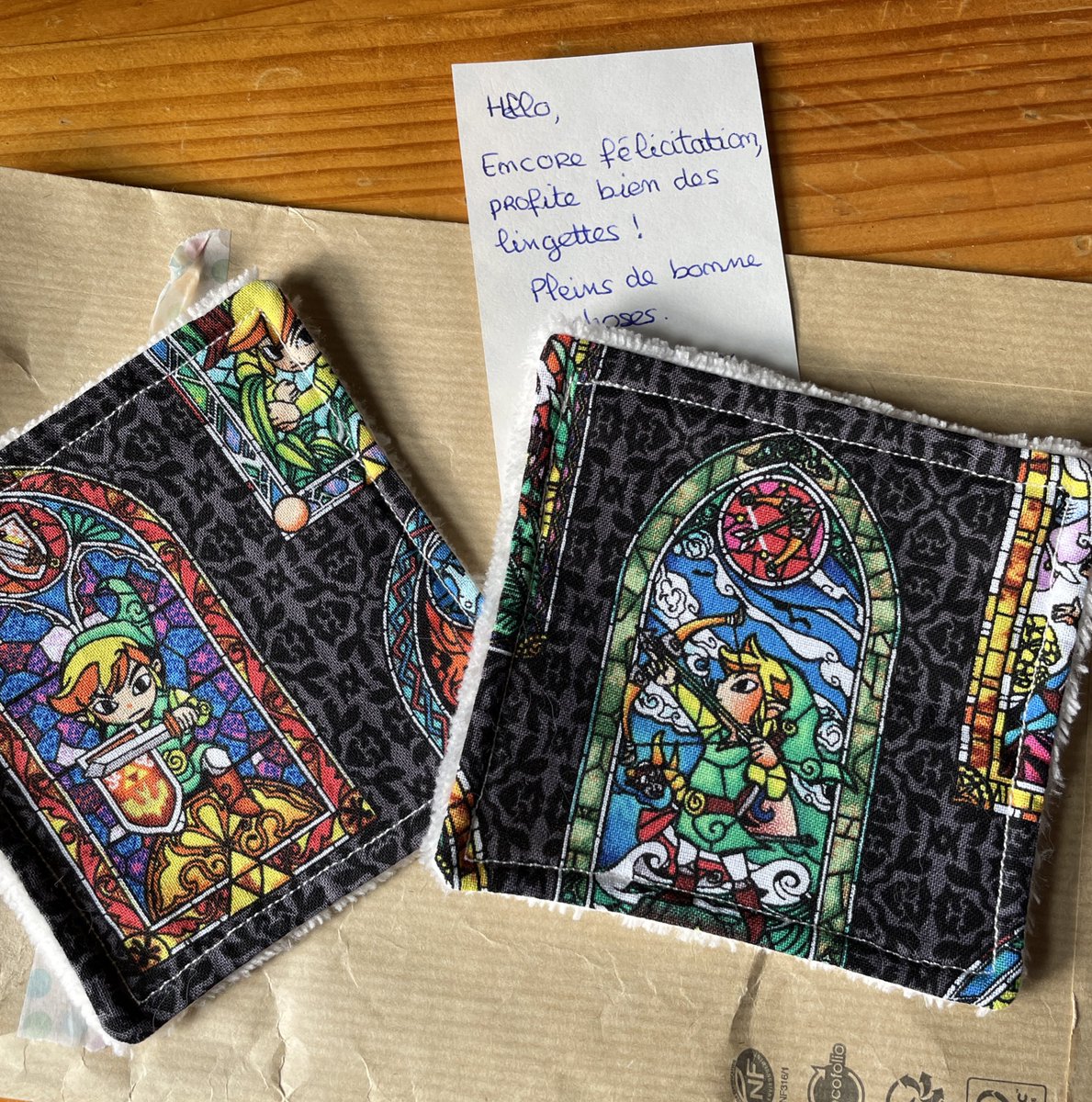 gomartft's tweet photo. J'adoooore merci encore pour ce magnifique concours @Margaux_peys  🥰les lingettes sont magnifiques ! 🤩 https://t.co/PSA8CBD55C