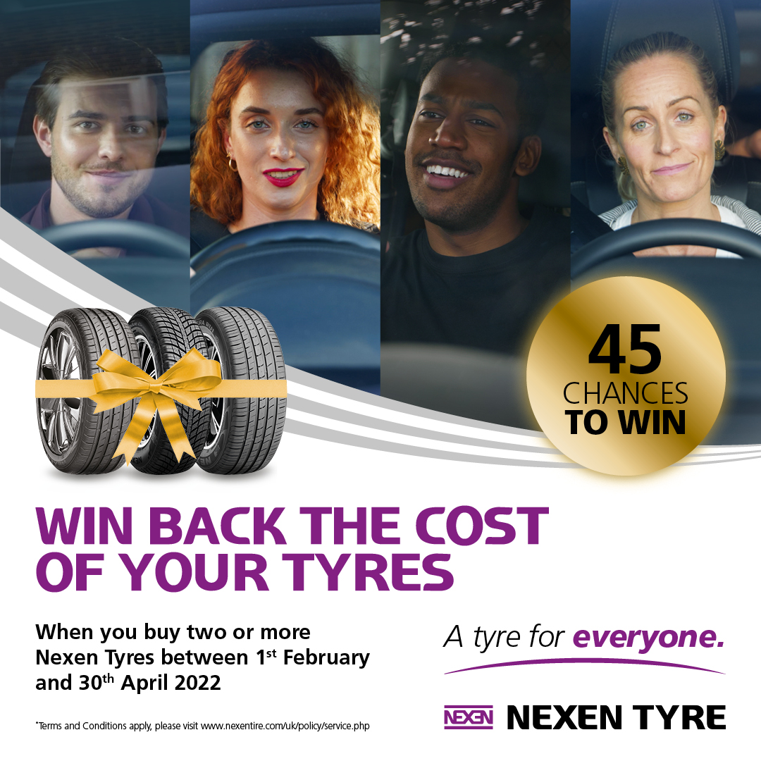 Courtesy of Nexen Tyre, we are running this promotion until the end of April. We offer all other brands of tyres as well for all vehicles. Check out our website at tyretrax.com to find out more.