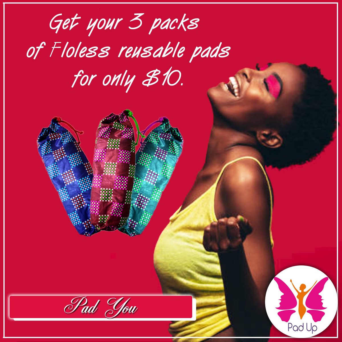 Valentines Special!!

Get your floless reusable pads from us today, a pack comes with 4 washable pads. !

Transmed Pharmacy Corner Chinamano and Mazowe Street,

Shop 38 Bulawayo Centre,

Lupane Womens Centre

Call/WhatsApp +263 777 815 041 (Rejoice). 

#lovedup
