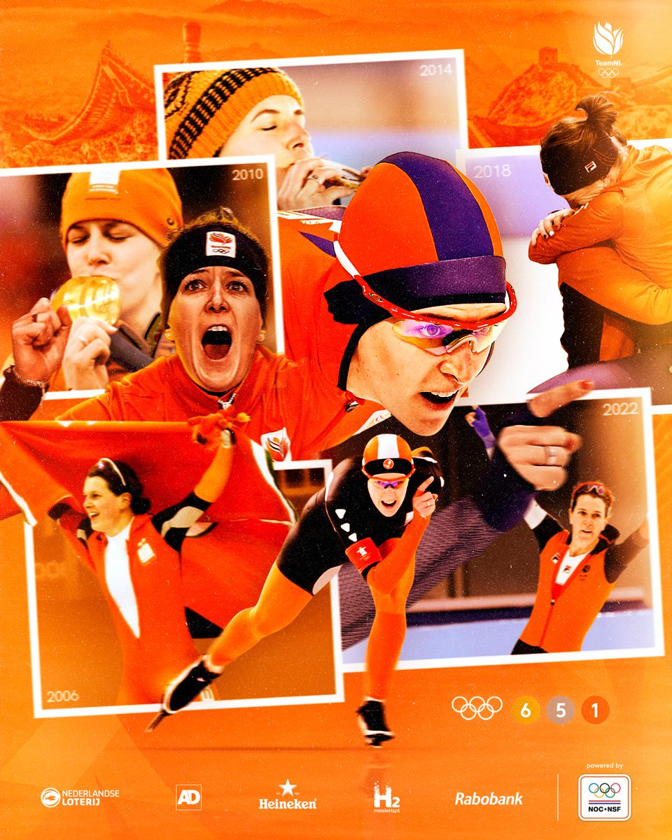 Memorabel. Iconisch. Woorden schieten tekort.

Nooit eerder wist een sporter op 5️⃣ opeenvolgende Olympische Winterspelen 5️⃣ gouden medailles op rij te winnen. 

<a href="/Ireenw/">Ireen Wüst</a> voor in de eeuwigheid 🔥

#SamenSterker | #Beijing2022