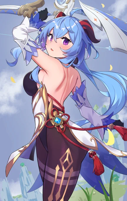 甘雨さんと合わせてアモスの弓も来てくれました!
#原神  #循々守月甘雨 