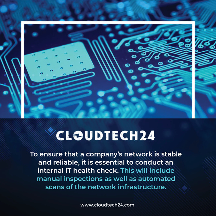 CloudTech24's tweet photo. If there are any problems with the IT setup, it is best to identify them before they cause service outages or downtime. This helps identify and mitigate potential threats to essential data and communications. ๐
Click
https://t.co/O8AZjdrfbt
.
.
.
#cloudtech24 #ithealthcheck https://t.co/DcS8j8Khy5