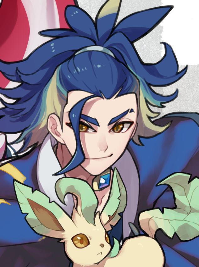 グレイシア ,カイ(ポケモン) ,リーフィア 「セキとカイ 」|けぴのイラスト