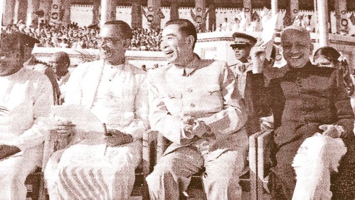 ChinaEmbSL's tweet photo. On this day 65 years ago, #China and #SriLanka established diplomatic relations. 

Always understanding &amp; supporting each other, 🇨🇳🇱🇰 have set an example of friendly coexistence and mutually beneficial cooperation between countries of different sizes.

@MFA_China @MFA_SriLanka https://t.co/19QcU3Cuqf