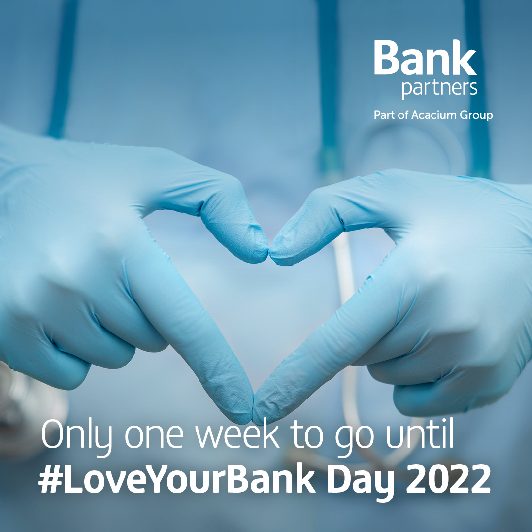 Bank_Partners's tweet photo. Only one week to go until #LoveYourBank Day 2022! We are looking forward to celebrating our amazing bank workers and their contribution to our family of NHS Trusts ❤️ https://t.co/wUhKGnoSkq