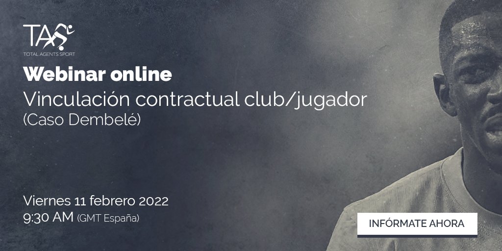 AgentsSport's tweet photo. Seguro que te has planteado recientemente cuestiones sobre
· el acoso laboral en el fútbol
· el derecho de ocupación efectiva
· la resolución contractual
· procedimiento abreviado de resolución anticipada
Este viernes las resolvemos aquí:
https://t.co/frhjf4Ya1d https://t.co/9ySIvm47zc