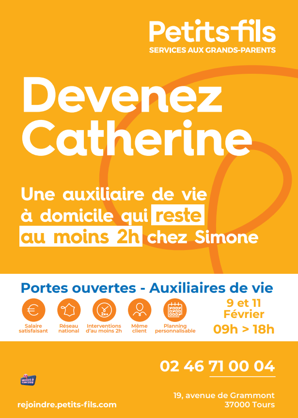 Mercredi: 1ere de nos deux journées Portes Ouvertes! Venez prendre un café et voir comment vous pouvez devenir Catherine!