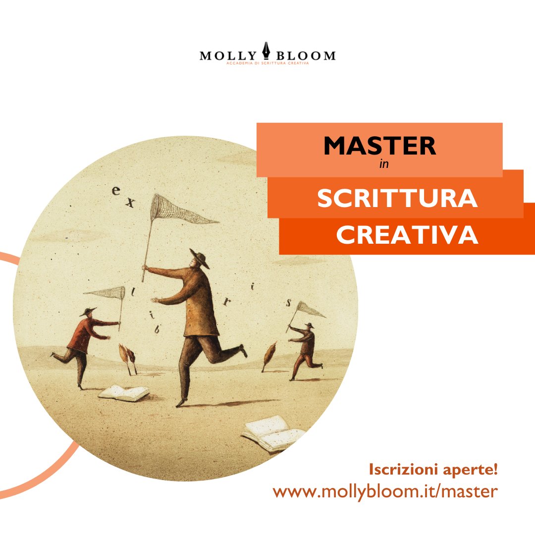 Ci abbiamo lavorato per anni, con dedizione e sacrificio, e finalmente (non senza un po' di emozione) siamo pronti a presentarvi il nuovo arrivato in casa Molly Bloom: il Master in Scrittura Creativa. ✍️

Scopri di più su mollybloom.it/master