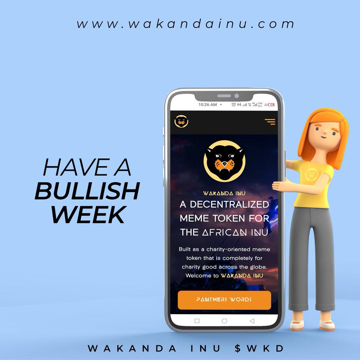 Wakandainu's tweet photo. Welcome to a bullish week. 🚀🚀🚀🚀🙅🙅🙅🙅🙅 https://t.co/IzdVGAPjJQ