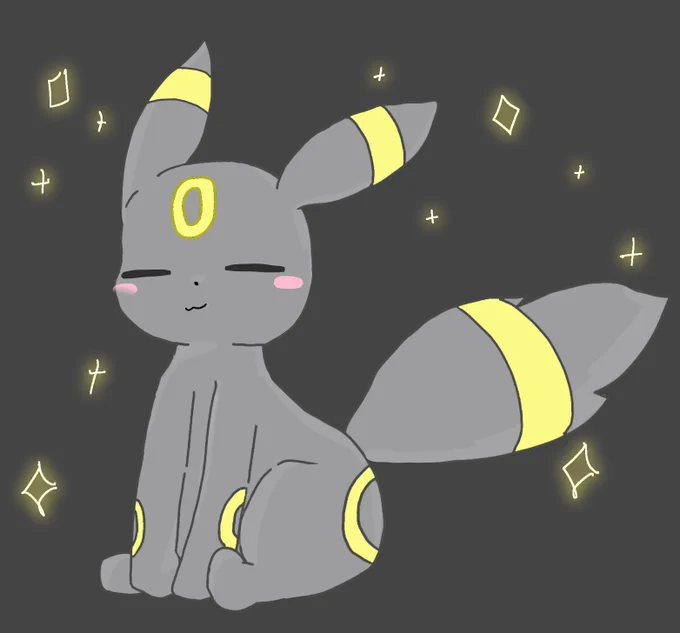 ブラッキーの日 #ブラッキーの日 #ブラッキー #ポケモン #イラスト