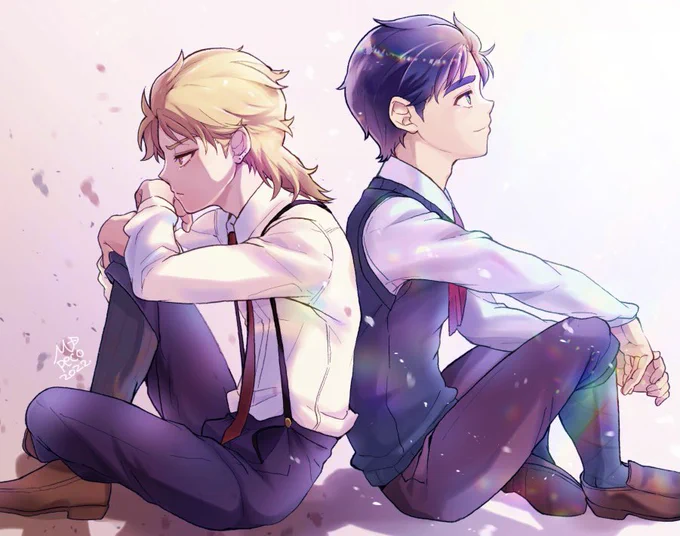 2/7一人は泥を見た。一人は星を見た。 #jjbafanart 