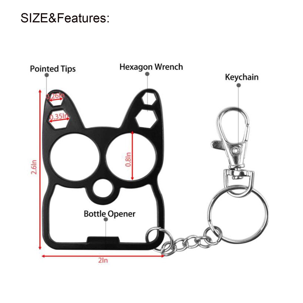 Cat shape bottle opener