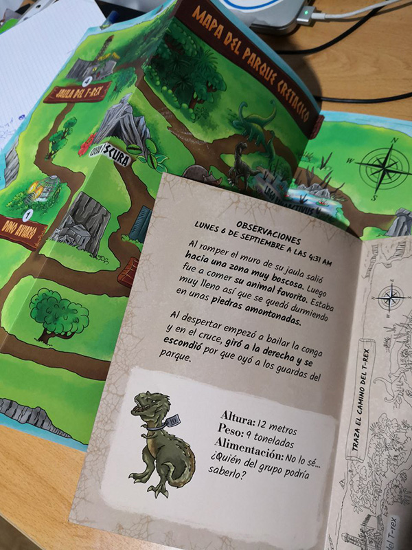 dacilmp's tweet photo. Las fieras se convirtieron en unos eficientes inspectores de parques de dinosaurios para evitar que todo acabara en desastre en #Cretacicpark, una aventura alucinante sin salir de casa y muy fácil de montar 😍 #RunasExperience
https://t.co/tcqPp1KPlM https://t.co/2M2O0eoDjR