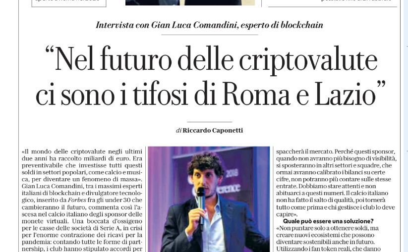 RicCaponetti's tweet photo. ๐ฒ #Criptovalute nel calcio: possibilitร e rischi
๐ฃ โI soldi di questi sponsor non ci saranno per sempre, le societร di calcio devono sfruttare il momentoโ
Come? @GLComandini lo spiega a @rep_roma @repubblica
#Lazio #Roma #Binance #DigitalBit https://t.co/Y4FnQBDp4c