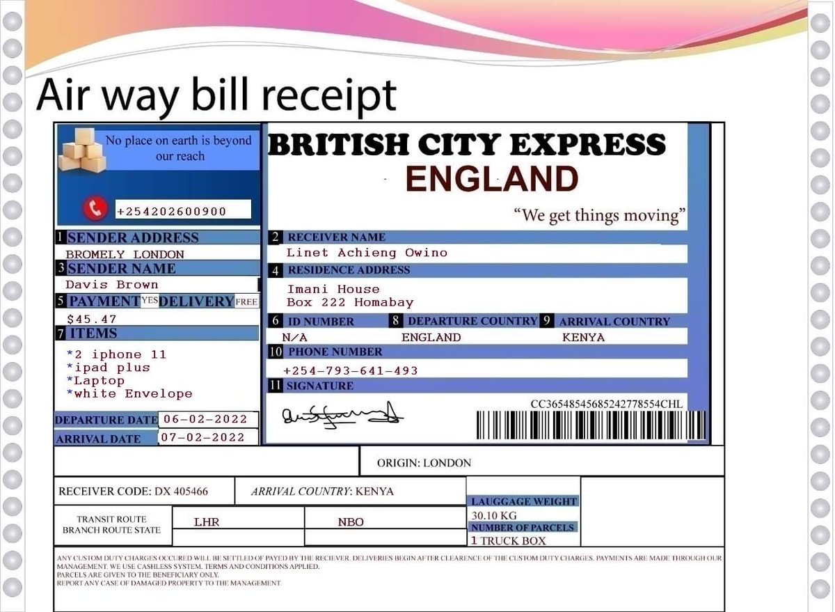Linet87329687's tweet photo. @British_Airways help me verify if this receipt was issued by your company https://t.co/P0N0vrJ9Th
