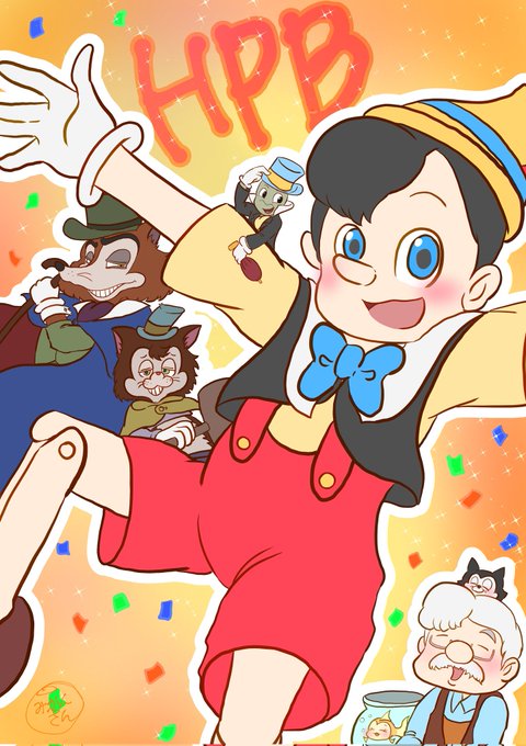 ピノキオスクリーンデビューのtwitterイラスト検索結果