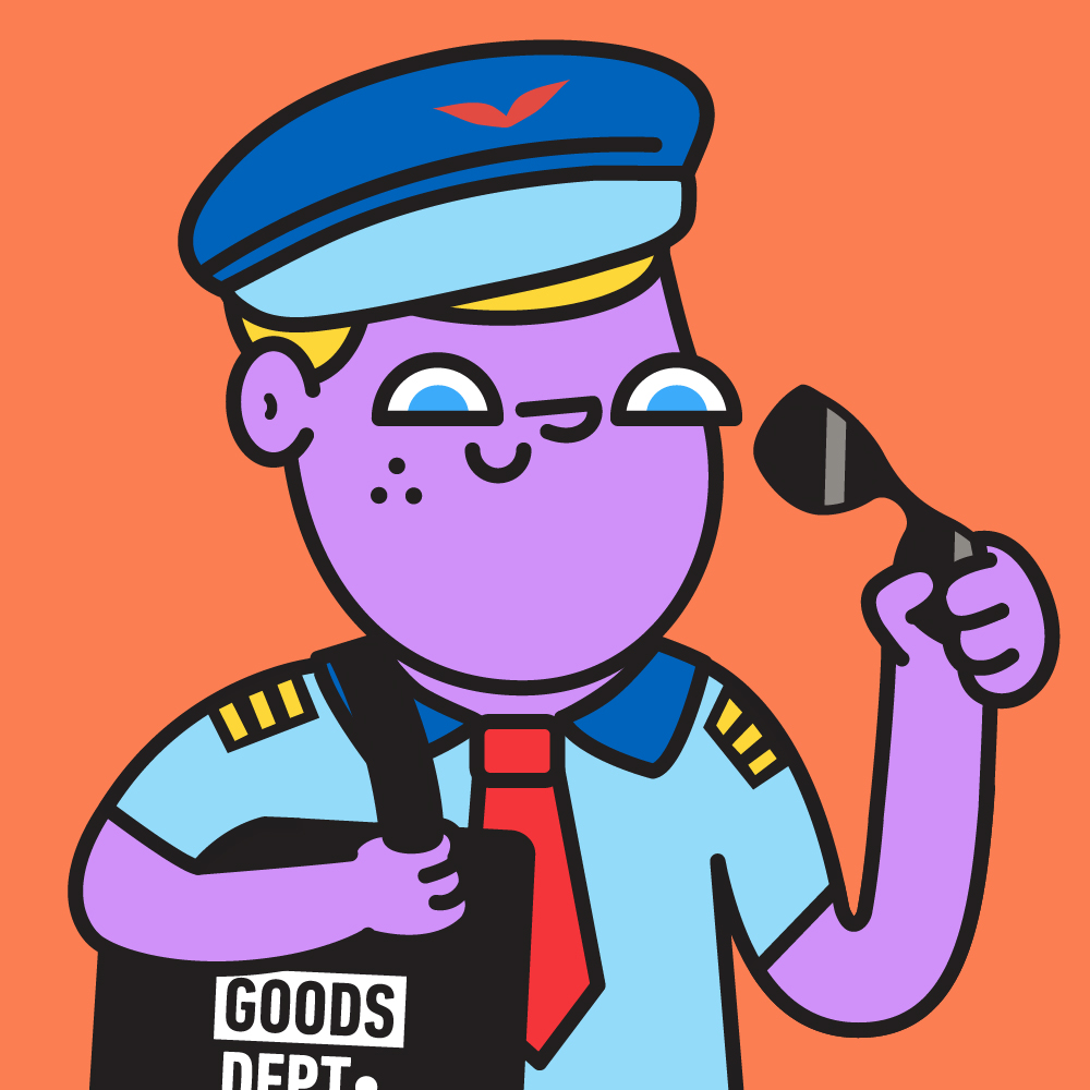 GoodsSociety's tweet photo. Interested in the aviation world early on his childhood, 𝗧𝗼𝗺 always dreamt big of going to the moon. Truly The Goods Society's greatest pilot! Mint now at https://t.co/RyUELMKBka
1/1 NFTs!
1st Mint Price : 0.04 ETH 

#TheGoodsSociety #TheGoodsDept #NFT #NFTindonesia https://t.co/J0xUfi4eKt