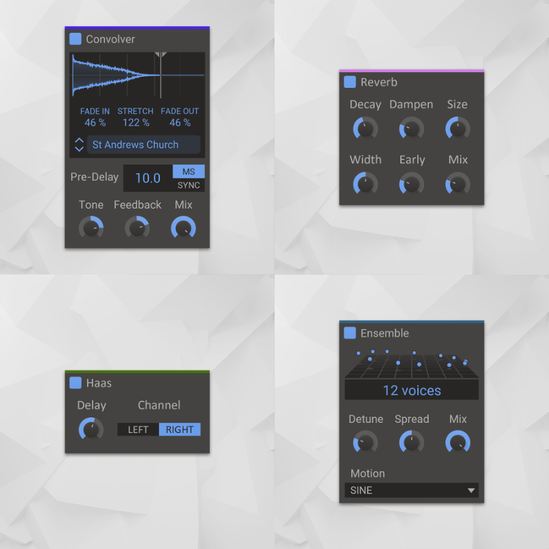 kilohearts's tweet photo. ⚡️ KHS GIVEAWAY TIME! ⚡️

Follow @kilohearts + Like ❤️ &amp; RT 🔁 this tweet for a chance to win your pick from Convolver, Reverb, Ensemble, or Haas. 

Three winners will be chosen at random on the 14th. 

Good luck! 🍀