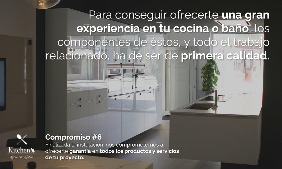 Este es uno de nuestros compromisos contigo: GARANTÍA 🌟

En Kitchen in, todos nuestros productos y servicios, están garantizados.

¡A por una nueva semana!