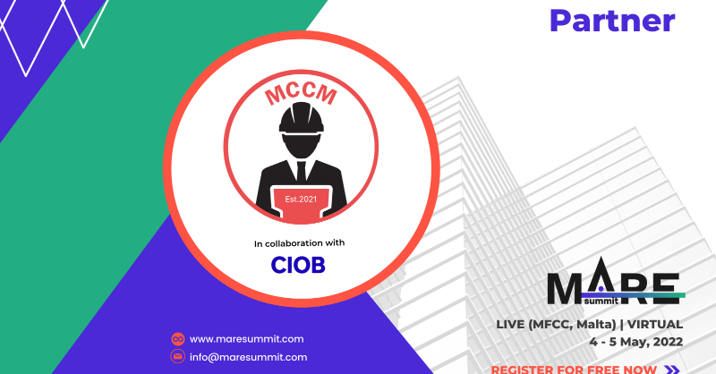 MareSummit's tweet photo. Meet our official partner, MCCM

The MCCM promote and expect, high standards in, quality, ethics, integrity to be at the forefront of #innovation of the local #building #environment.Find out more about them at #MARESummit22!🌐

📅4th - 5th MAY, 2022 | Live (MFCC #Malta) + Virtual