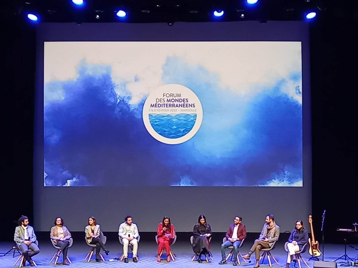 Présente pour @EngageesD au <a href="/MondesMed/">Forum des mondes méditerranéens</a>, car les jeunesses sont déjà actrices et au cœur pour répondre aux défis des rives méditerranéennes
