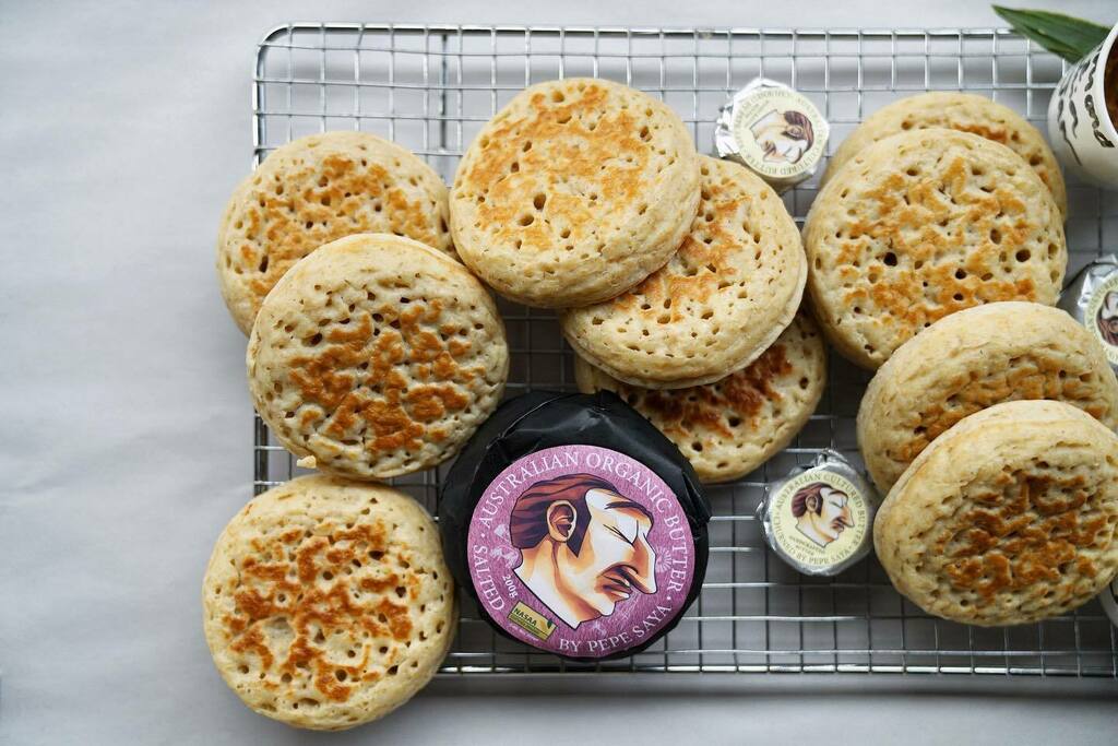 CrumpetsByMerna's tweet photo. Breakfast perfection…actually any time of the day perfection. 
#CrumpetsByMerna https://t.co/D977EdlJUa https://t.co/ydiuWzkBJH