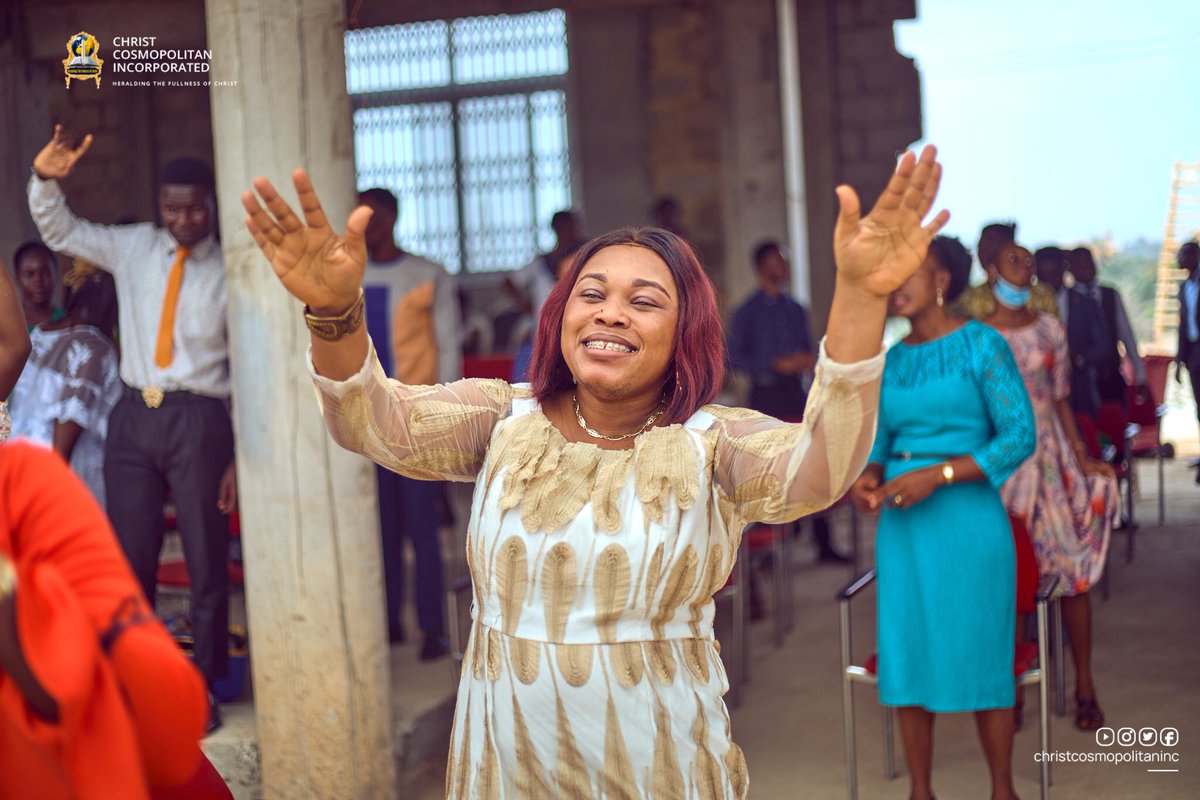 ChristCosmoInc's tweet photo. With gratitude in our hearts, we gave God all the Glory He deserves, as we sang and danced to His name. 

🎵🎶We will praise you from everlasting to everlasting .
We will praise you from everlasting to everlasting 🎵🎶

#CCIMassService 
#SingingInWorship 
#ChristCosmopolitanInc https://t.co/rGljJKFAz3