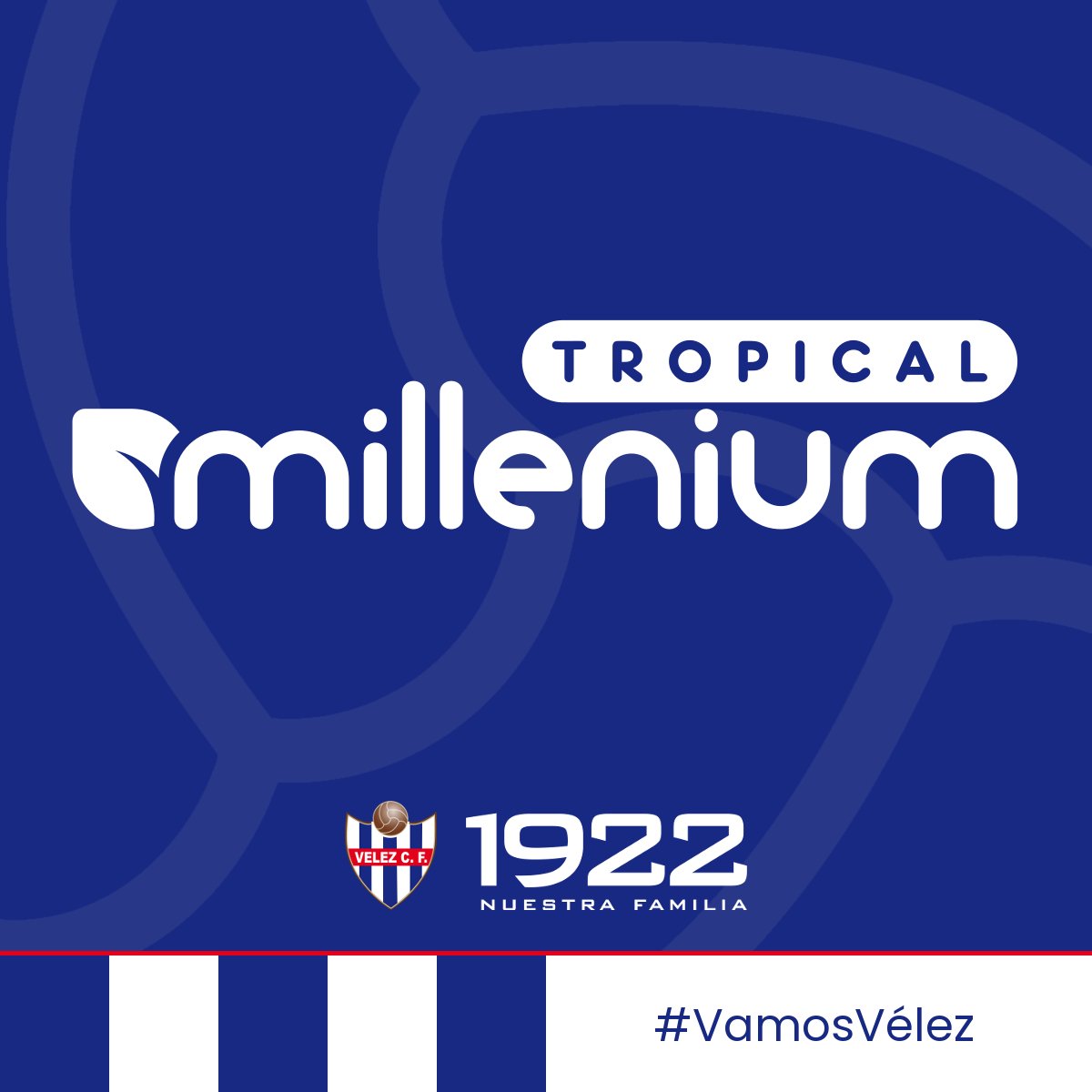 VELEZCFoficial's tweet photo. 🤝 PARTNER 1922
📝 #TropicalMillenium se une a nuestra familia 1922 durante la temporada 2021/22.
🏟 Ya disfruta de las ventajas de nuestro programa de partners ¡Caminemos juntos hacia un futuro donde hacer historia!
#1922NuestraFamilia
#MeQuedoContigo
#VamosVelez
🔵⚪🔵⚪🔵 https://t.co/dVwpV5hNCT