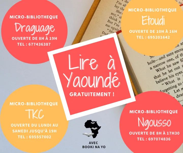 Les bonnes adresses à Yaoundé ne concernent pas seulement les adresses de tchops. Des endroits où lire gratos. Allez!