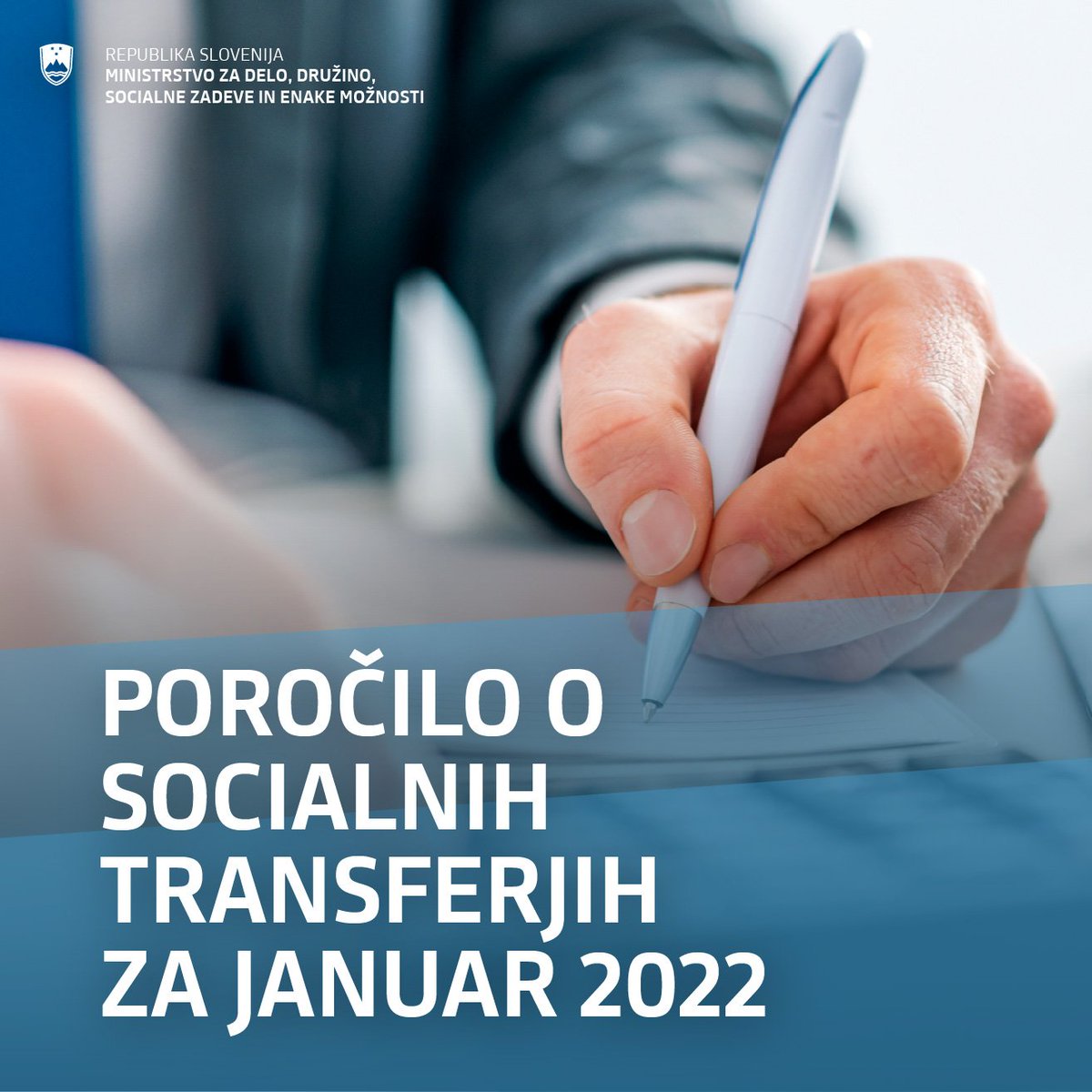 mddszRS's tweet photo. Objavljamo mesečno poročilo #MDDSZ o socialnih prejemkih za mesec januar 2022. ✅ Namen poročila je tako širšo javnost informirati o dejavnostih ministrstva ter omogočiti spremljanje in oblikovanje politik. 👍
Poročilo je dostopno na ➡️
https://t.co/sWroyHEgQX https://t.co/b1EzJMGUWz