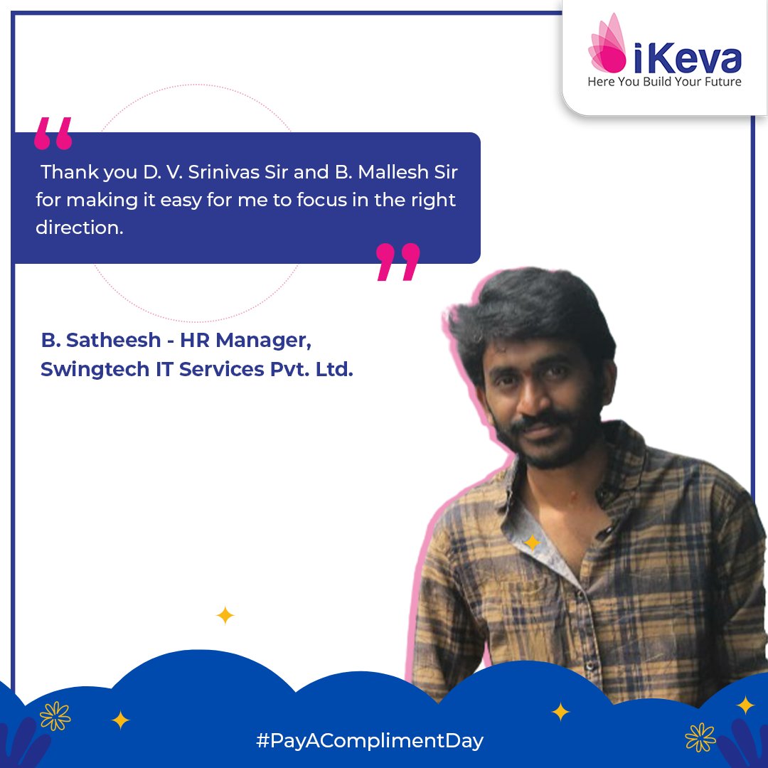 ikevaindia's tweet photo. Paying a compliment to someone can go a long way. Here are some nice
things our members are saying about us, their teammates, and team leaders. Tag the people you want to pay a compliment to & say a nice thing or two.
#PayAComplimentday #GiveACompliment #iKeva #Community https://t.co/fQi7Rai48N
