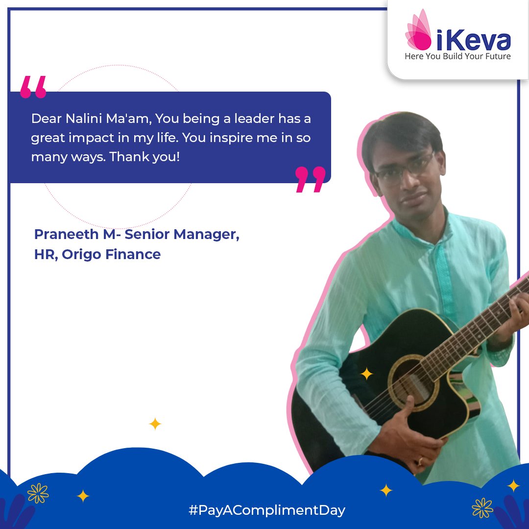 ikevaindia's tweet photo. Paying a compliment to someone can go a long way. Here are some nice
things our members are saying about us, their teammates, and team leaders. Tag the people you want to pay a compliment to & say a nice thing or two.
#PayAComplimentday #GiveACompliment #iKeva #Community https://t.co/fQi7Rai48N