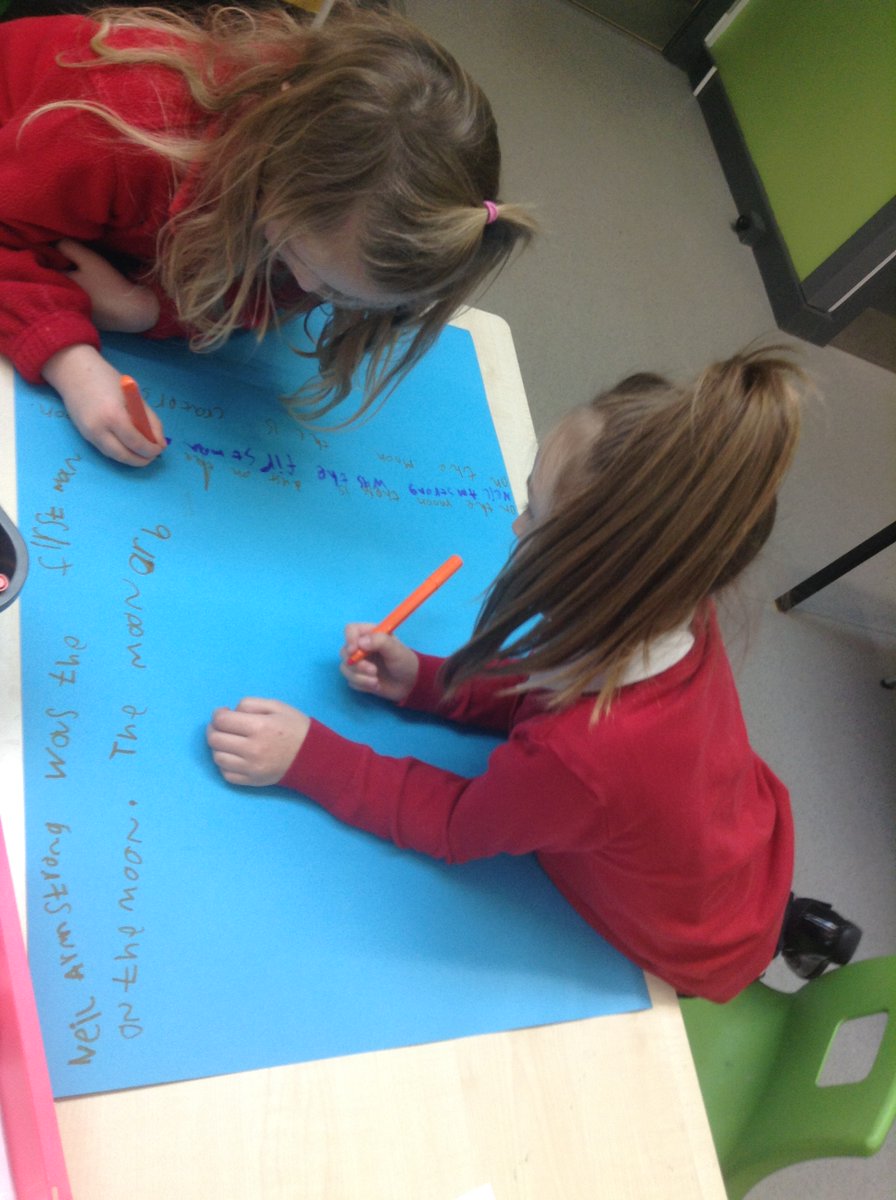 We've been busy making some brilliant fact filled posters all about the moon!