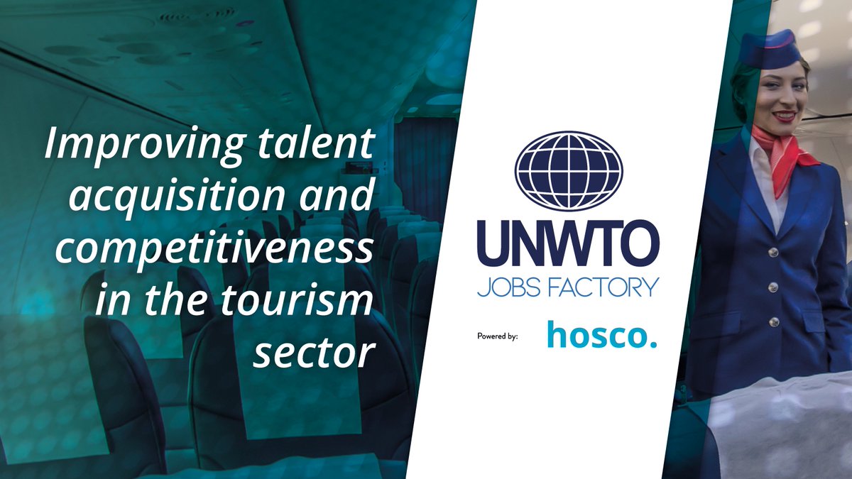 UNWTO's tweet photo. 📄Tune up your CV for #UNWTO #JobsFactory wants you!
Enjoy free access to tourism job opportunities all over the world.
Now is the time to join the tourism workforce as we prepare to take off again✈! 🔗https://t.co/mbdgey7P2d https://t.co/vChScq7QWK