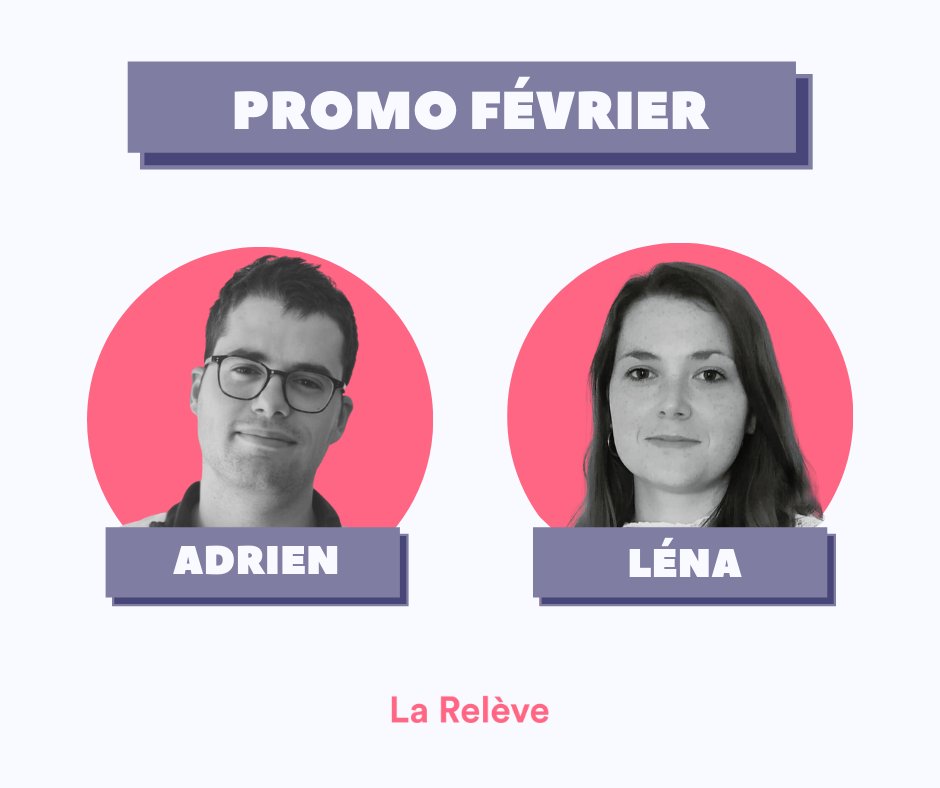 Meet the team 👀

Notre équipe s'agrandit ce mois-ci ! Nous sommes ravis d'accueillir deux nouveaux talents : Léna Nédellec &amp; Adrien Déchant.

Toi aussi rejoint la team ! 🚀 bit.ly/lareleveteam

#cdi #job #joboffer #paris