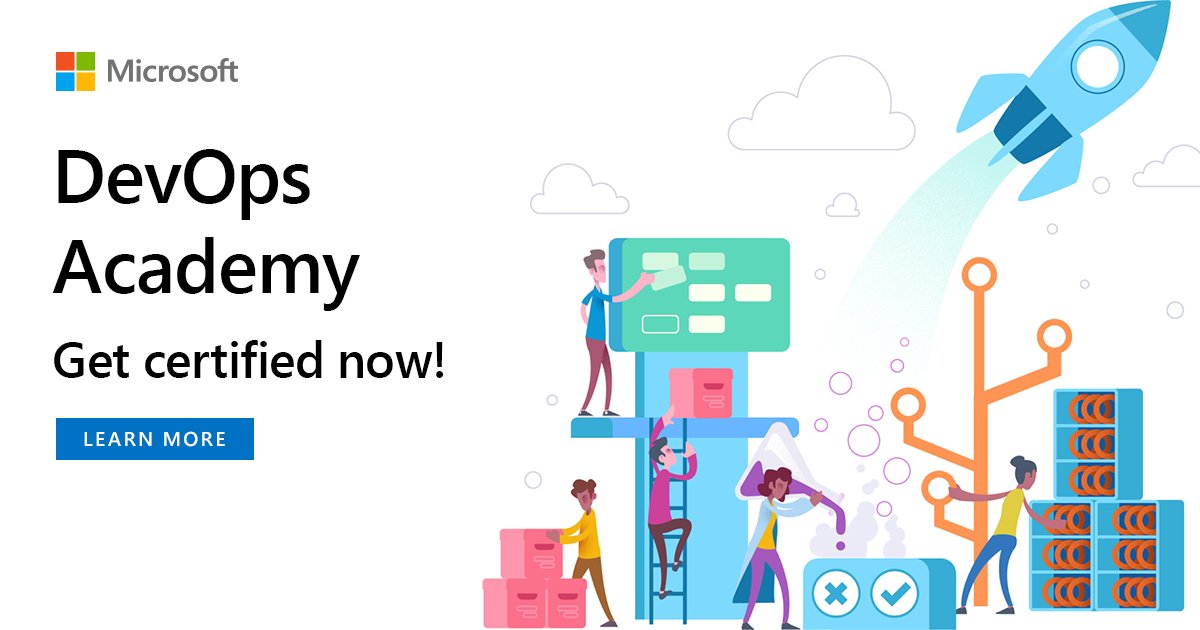MicrosoftAfrica's tweet image. You are halfway there! 
Take the quiz after watching the videos. Get certified to achieve your business goals faster and lead high-performing teams. 
Start now: msft.it/6017wBzAZ
#DevOpsAcademy
