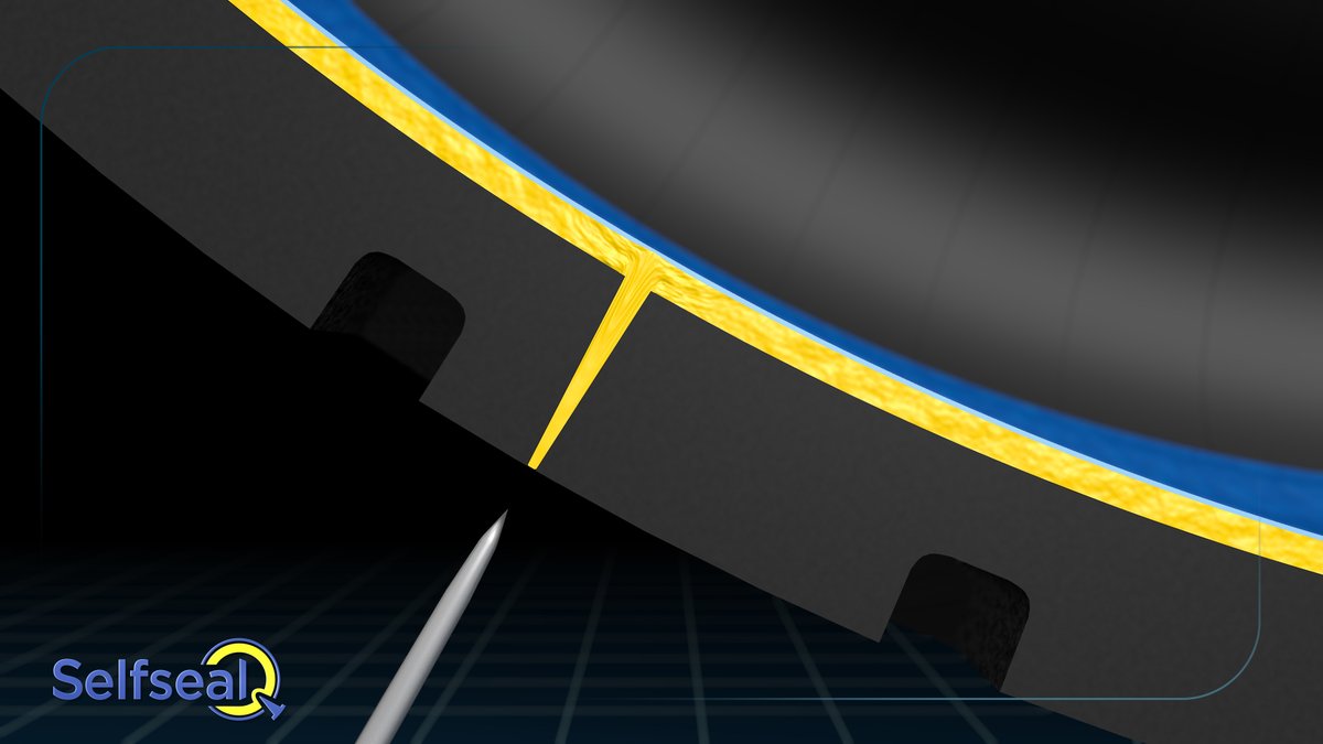MichelinTyres's tweet image. Stay ON the road and OFF the hard shoulder with our ‘Selfseal’ technology: A thin layer of tough sealant applied to the inside surface of the tyre which instantly plugs tyre punctures, ejected under the pressure inside the tyre and stopping air from escaping.

#Michelin #Selfseal