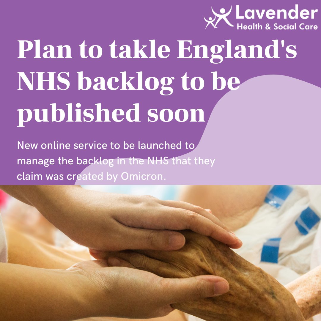 lavenderhsc's tweet photo. Due have been released in early December, Health Secretary Sajid Javid told BBC Breakfast that due to the Omicron variant, this was delayed. The plan will involve clearing backlog of patients from the NHS by using an online service to give non-emergent patients surgery details. https://t.co/ErGj4TgOFF