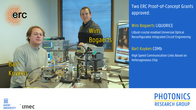 Photonics UGent (@photonicsugent) on Twitter photo Very pleased with the #ERCPoC <a href="/ERC_Research/">European Research Council (ERC)</a> outcome. The proposals of both <a href="/WimBogaerts/">Wim Bogaerts</a> and <a href="/BartKuyken/">Bart Kuyken</a> were granted. Exciting times ahead! <a href="/PhotonicsUGent/">Photonics UGent</a> <a href="/ugent/">UGent</a> <a href="/imec_int/">imec</a> Very pleased with the #ERCPoC <a href="/ERC_Research/">European Research Council (ERC)</a> outcome. The proposals of both <a href="/WimBogaerts/">Wim Bogaerts</a> and <a href="/BartKuyken/">Bart Kuyken</a> were granted. Exciting times ahead! <a href="/PhotonicsUGent/">Photonics UGent</a> <a href="/ugent/">UGent</a> <a href="/imec_int/">imec</a>