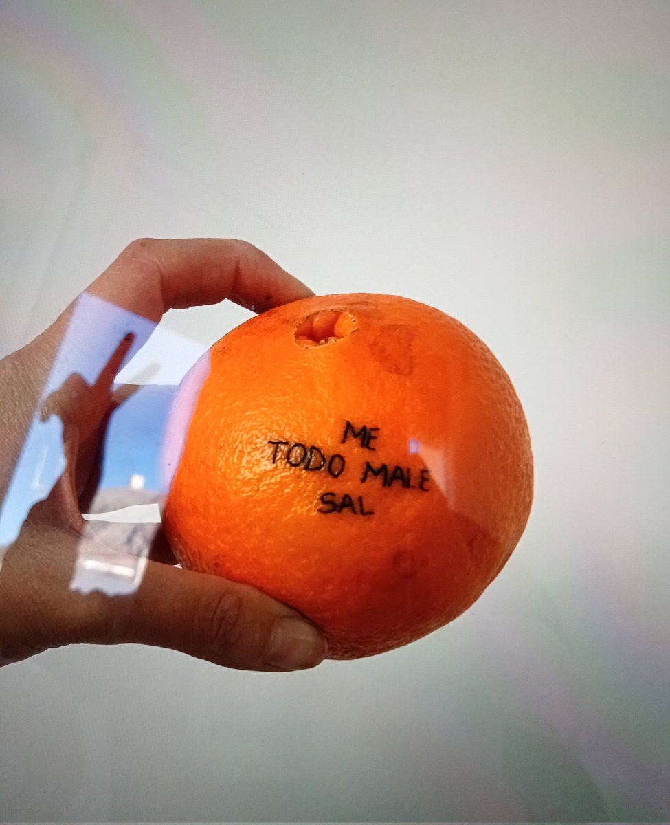 crladevil's tweet photo. quina culpa té la taronja... https://t.co/IxRkkozn4x