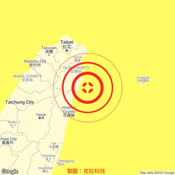 剛才的有感地震在哪裡？ tweet media