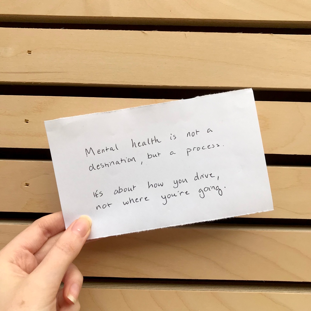 Looking after your mental health and learning to be happy within yourself does not happen overnight. 

Don't compare your journey to anyone else, you might reach dead ends or take a different turn on the road and this is all okay.