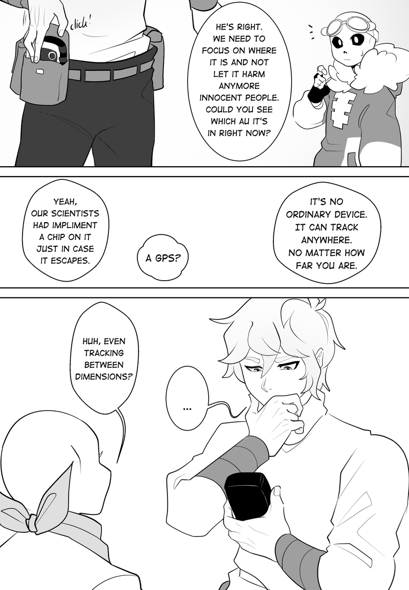ClacyYe's tweet photo. Notale page 28, 29 #notale #mechasans #underswap #tksans #undertaleAU https://t.co/u5n8oUE0JD