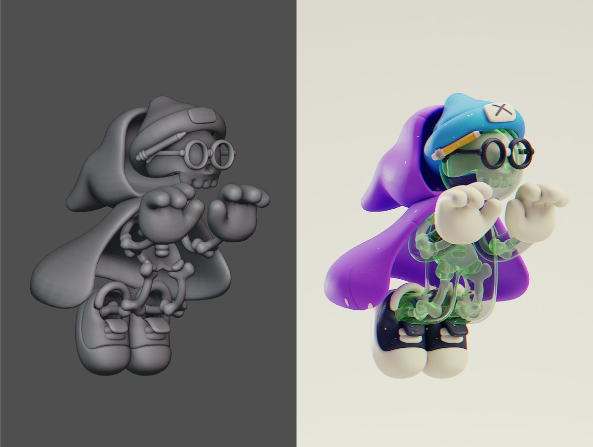 WIP!! 👻
This is a crazy concept from <a href="/MotionMarkus/">Markus Magnusson 🤝</a>!! |
It reminds me to the sneaky guy from his course.
It was my first time studying and working with him. And it helped me improve my skills a lot after that. Thank you so much for trusting me!!