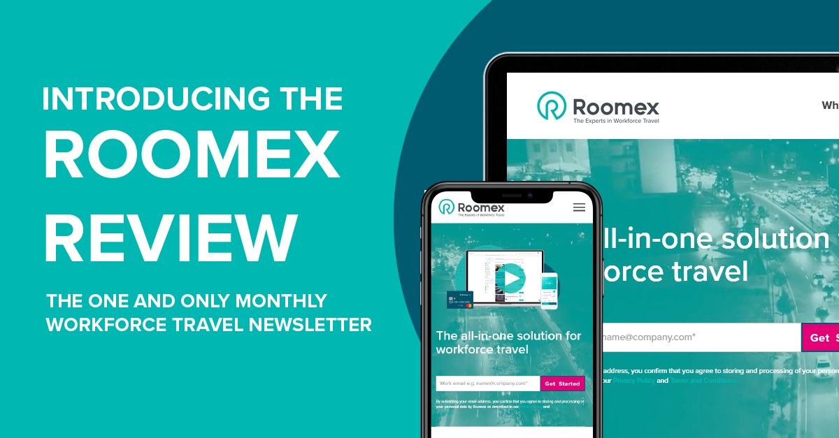roomex's tweet photo. Our new monthly newsletter is exactly what you need to get your fix of workforce travel news! Interested in learning more? Sign up now and read the first edition for yourself: https://t.co/UnzzYokjg7
#Roomex #WorkforceTravel #Newsletter https://t.co/RAIjoCwGE4