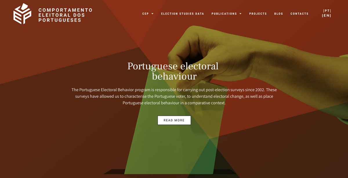 PASSDAtweets's tweet photo. The Portuguese Election Study has a new website! https://t.co/wMrZQ3ZeJN https://t.co/xWbNT3gXMq