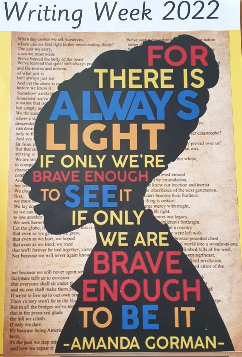 dalmainschool's tweet photo. Writing Week is finally here and we are pleased to announce that our core text is 'Change Sings' by @TheAmandaGorman 💚 We can't wait to see what our fabulous children from EYFS to Year 6 create with this book as their stimulus. #DalmainWritingWeek https://t.co/0zt45vCzJ7