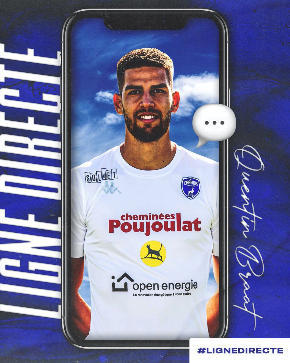 ChamoisStFlo's tweet photo. [#LigneDirecte] 💬 Pour le deuxième épisode de Ligne Directe posez vos questions à @QuentinBraat sous ce tweet. 

👉 Il répondra aux meilleures d’entre-elles dans une vidéo qui sortira très prochainement.

🤝 Alors, à vos questions ! ⤵️ https://t.co/TTUsbZ0f5g