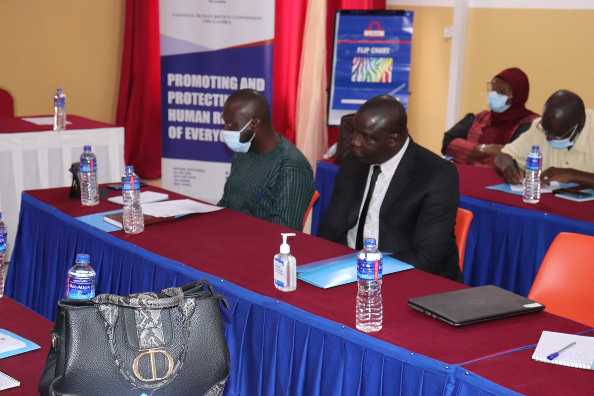NHRCGambia's tweet photo. Today @NHRCGambia and partners validate the Study on Caste Based Discrimination in The Gambia thanks to the support of @UKinGambia.
#ZereTolerance4Discrimination
#EqualityFirst
#HumanRights4Everyone https://t.co/mGI1oXEpyu