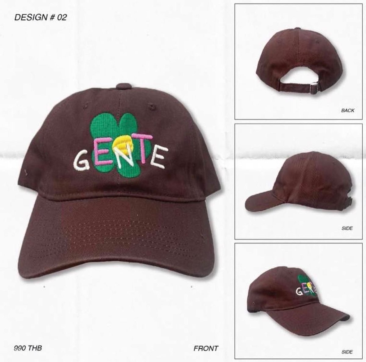 Gente Cap Vol.2
2 Design
990 B. 
Ready to Ship 
See you today at 8pm !
Line@ > @ g_gente